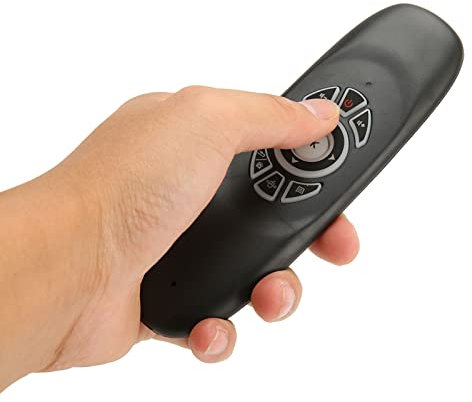 Bewinner Air Mouse Mini Keyboard Wireless Remote, 2.4G Fly Mouse Multifuncional con Retroiluminación Colorida para Android Smart TV Box, Proyector, PC