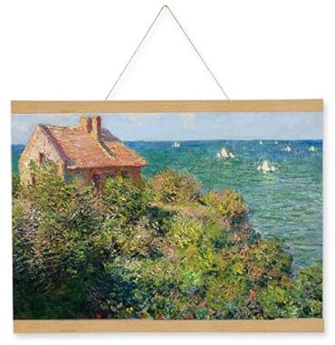 PORTE-AFFICHE MAGNÉTIQUE PROFILÉS EN BOIS - 50 cm - Un porte-affiche simple et esthétique en bois pour encadrer discrètement affiche et poster.