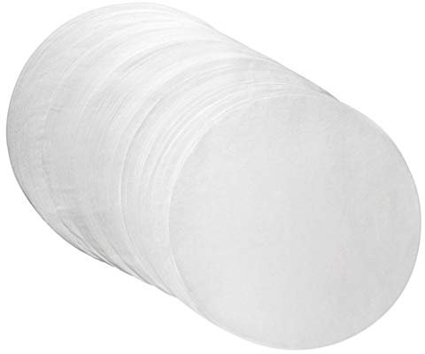 Luxshiny 50 Stück küchenpapier baking mat Backen pergament papier Pergamentpapier für kochplatte backblech Antihaft-Grillpapier Rundes Grillpapier runden Toaster Sandwich
