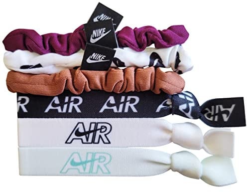 Nike Lot de 6 bandes de cheveux Pony Bandeaux pour cheveux
