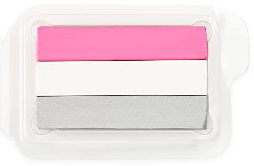 Snazaroo 1117003 Kinderschminke Split Cake Mini Set Schmetterling, 3 Schminkfarben auf Wasserbasis, leicht abwaschbar, hautfreundlich für Fasching, Karneval, Halloween - Farben: Rosa, Weiss, Silber