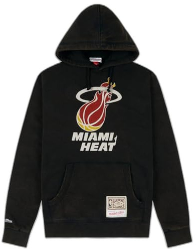 Mitchell & Ness NBA/HWC Worn Logo Hoody - Miami Heat, L
