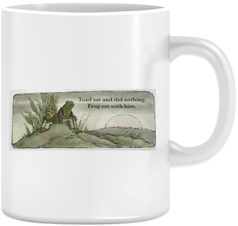 Vendax Die Kröte Saß Und Tat Nichts Keramiktasse Ceramic Mug Cup