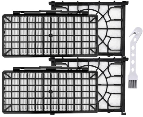 Aryavos 2x HEPA Filter 2x Motorfilter für Siemens Q5.0 VSQ5X1230 Extreme SilencePower Serie Q 5.0, Alternative zu Filter VZ154HFB Staubsauger