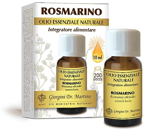 Dr Giorgini ROSMARINO OLIO ESSENZIALE NATURALE (O.E.N) - 10 ml