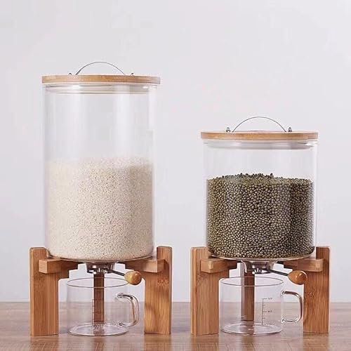 EndyAk Distributeur de riz en verre : organisez votre cuisine avec Style5L