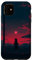 PP Anime Accessories Hülle für iPhone 11 Anime Lofi Manga-Kunst, Schutzhülle, Polycarbonat, Thermoplastisches Polyurethan, Dunkel, Anime-Design, Zweiteilig, Glänzend