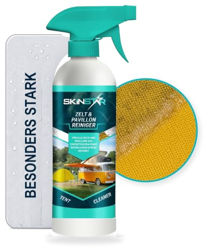 SkinStar Zelt & Pavillon Reiniger 500ml Schmutz Tiefenreiniger Tent Cleaner