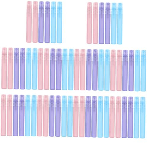 FOMIYES 60 Pièces Flacon Pulvérisateur De 10 Ml Flacon De Laque Pour Cheveux Portables Vides Mini Flacon De Parfum Petit Bouteille D'eau Plastique Voyage