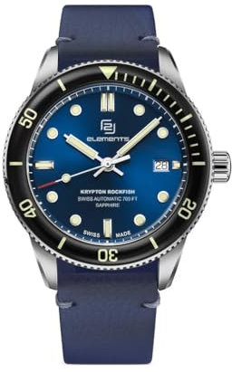 Two Elements Krypton Rockfish 2 Swiss Automatic Taucher Uhr
