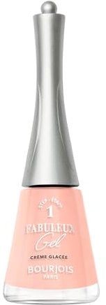 Bourjois - Vernis à ongles Fabuleux Gel Lacquer, texture Jellygloss et fini brillant longue durée, formule vegan, résultats professionnels à la maison -120 Crème Glacée - 9 ml