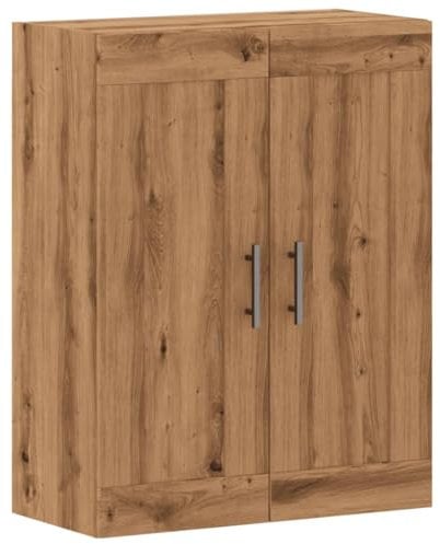 vidaXL Wandschrank Artisan-Eiche 69,5x34x90 cm Holzwerkstoff, Schrank, Hängeschrank, Beistellschrank, Lagerschrank, Hängewandschrank, Schwebeschrank