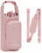 Ceneda Water Bottle Carrier Bag with Phone Pocket 32oz 40oz Tumbler Insulated Water Bottle Holder with Adjustable Shoulder Strap Carrier Sling Bag (Pink)
