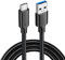 USB3.2 10Gbps Tipo C Cable USB una A Tipo-C 3.2 Transferencia de Datos USB C SSD Disco Duro Cable PD 60W 3A Carga RáPida 3.0,1M
