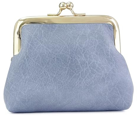 Sanxiner Niedliche Geldbörse mit Blumenschnalle, Vintage-Tasche, Kuss-Lock-Geldbörse, 47