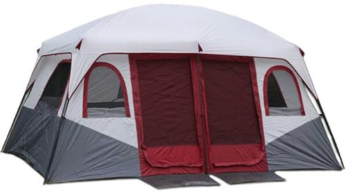 FMBLDM Tenda da Campeggio per 8-15 Persone Tende e Rifugi Tenda Famiglie 2 Camere da Letto Tenda Grande Tende da Esterno 15 Persone Tenda da Campeggio Impermeabile Telo di Fondo Cucito 8~15