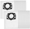 Carkio 20 bolsas de recambio para aspiradora compatibles con Karcher WD3 WD2 Plus KWD1 KWD2 KWD3 MV3 SE4001 SE4002 KFI 357