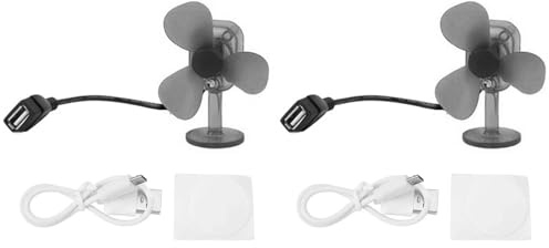 Bzocio 2X Mini Generatore Eolico Portatile USB da 5 W, Alternatore Motore, Caricabatterie di Emergenza per Telefono, per Ed Escursionismo