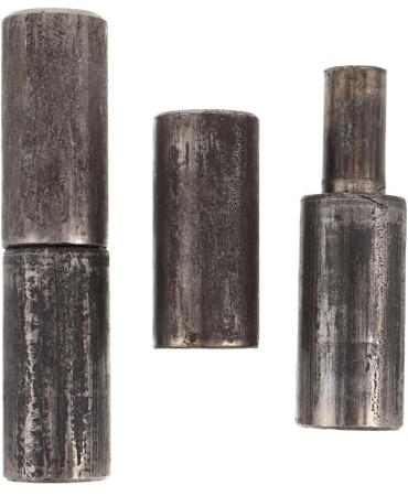 TOYANDONA Ofentür Scharniere aus Stahl 2 Stück Schwarz für Schwere Kamine und Glastüren Industrietürscharniere Ersatzteile