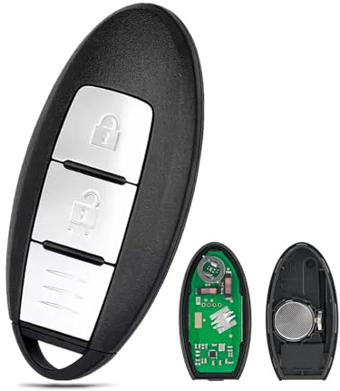 HYMOLKYE 433MHZ 2 Buttons Remote Key Fob Replacement For Nissan Qashqai X-Trail Pulsar Remote Fob with 4A chip