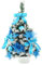 Christmas Concepts® 60cm (24) Frosted Mini Christmas Tree With Blue Decorations - Desktop Christmas Tree
