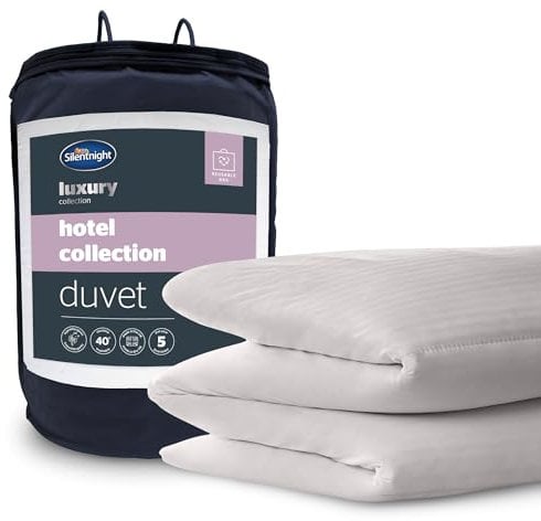Silentnight Hotel Collection Super King Duvet – 10.5 Tog Luxury Duvet Ideal for All Seasons Ensuring a Relaxing Night’s Sleep– Hypoallergenic and Machine Washable – Super King – 260 x 220cm