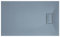 Plato de Ducha 70x170x2,6 CM Rectangular Gris Efecto Piedra Mod. Strong