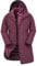 Mountain Warehouse Alaskan 3-in-1 Damen Winter Mantel - Lange, wasserdichte Winterjacke, Warme Steppjacke Innenjacke mit Reißverschluss & Kapuze Violett Damengröße EU 32