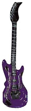 Pohly Aufblasbare Luftgitarre ca. 100 cm mit Farbauswahl (violett)