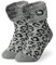 CityComfort Damen Dicke Socken, Rutschfeste Haussocken, Silber, Einheitsgröße, 168