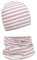 FORUHOO Mädchen Mütze Set mit Schal Kinder Beanie für Herbst Winter Baumwolle 2er(Set: Streifen Rosa,49-53)