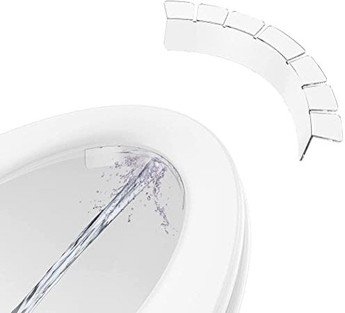 PAIQIU Spritzschutz für Toilettensitz, Urinabweiser Kinder, Erwachsene, Töpfchentraining, Spritzschutz, verhindert Spritzer zwischen Toilettensitzabdeckung und Schüssel
