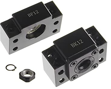 GooEquip BK12 und BF12 Kugellager Schraube Block Halterung Kugel Umlauf Spindel Halterungs Set RM/SFU 1605 Kugelumlaufspindel CNC Teile Bk / Bf12 Fuer Kugel Umlauf Spindeln