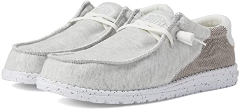 Hey Dude Herren Wally Stitch, Optical White, 41 EU