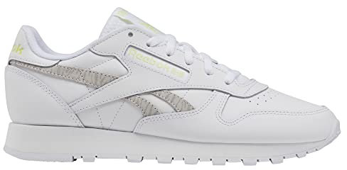 Reebok Femme Classic Leather Basket, Rose Sedona Blanche, 35 EU