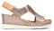 Pikolinos Keilsandalen in Leder AGUADULCE für Frauen Farbe Stone