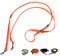 SNIFFLS® Hundeleine, orange – Verstellbar, leicht & robust – Wasserabweisend, stylisch & mit perfektem Griff – Ideal für kleine & große Hunde – Outdoor-Leine