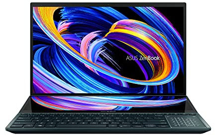 ASUS ZenBook Pro 14 Duo OLED UX8402ZE-M3167X Core i9-12900H 32GB RAM 1TB SSD GeForce RTX 3050 Ti Win11Pro - 90NB0X82-M00A50 tech-Black