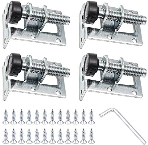 Hsthe Sea 4 Pcs Heavy Duty Leveling Feet, Furniture Leveling Feet Adjustable Feet for Workbench Baseboard Adjustable Brackets for Furniture,Table, Sofa, Cabinets, Workbench