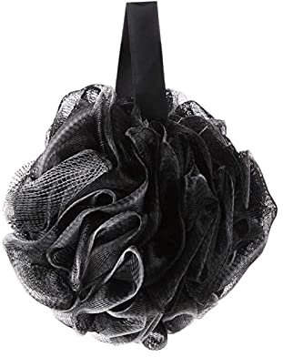 NMNMNM Douche Bambou Fibre De Charbon De Bois Fleur De Bain Super Doux Exfoliant Brosse en Maille Nettoyage du Corps Boule De Bain Outil De Douche Confortable Brosse De Bain
