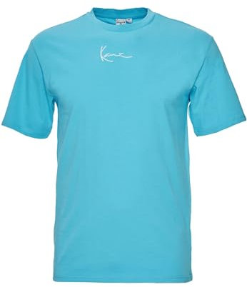 Karl Kani Herren KM-TE011-090-19KK Small Signature Essential Tee Light Blue, L