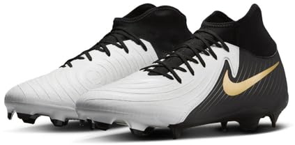 Nike Herren Phantom Luna Ii Academy Fg/Mg Fußballschuh, White Black MTLC Gold Coin, 38.5 EU