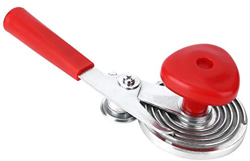 Manueller Dosenverschließer aus Edelstahl, Tragbare Verschließmaschine, 8,9 Cm Kreisdurchmesser für Gläser, Crimp-Versiegelungswerkzeug, Langer Griff für die Familienküche,