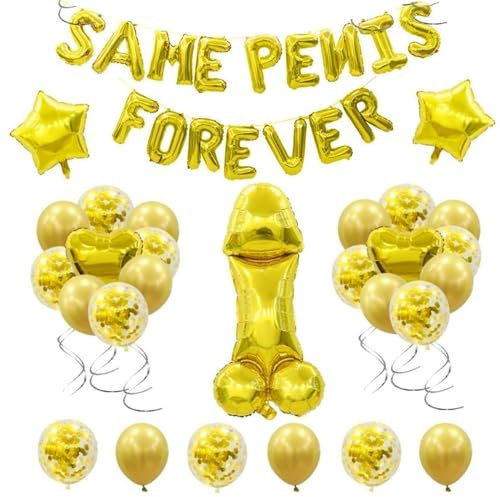 yivom Gold JGA Deko Junggesellenabschied Bride to Be Girlande 34er Set Deko Jga Frauen JGA Deko Luftballons Gold für Bridal Shower, Abschied Party, Bachelorette Party