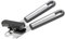 Wiltshire Aspire Can Opener, Stainless Steel, Manual Tin Opener, Bottle Opener, Anti-Slip Soft Touch Handle, Grey & Silver, 20x6x5cm
