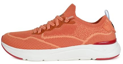 WALK IN PITAS | Cue Woman | Zapatillas de Mujer Casual Tipo Sneaker | Deportivas de Mujer para el Verano sin Cordones | Zapatos y Bambas de PITAS | Naranja 38