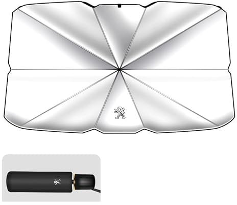 Parasol para Parabrisas de Coche, para Peugeot 308 308 SW 2007-2010 Parasol Plegable Protección Completa Bloquea Los UV Aislamiento