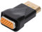 Acahhotxx Adaptateur Displayport vers VGA plaqué 1080p standard mâle vers VGA mâle pour ordinateur portable, PC, projecteur, moniteur, Displayport vers VGA, adaptateur convertisseur Displayport pour