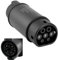 Jiacheng Type 1 to Type 2 EV Charger Adapter, 32A SAE J1772 to IEC62196, Type 1 Adapter Converter Cable Adapter to Type 2 Electric/Hybrid Cars Charging