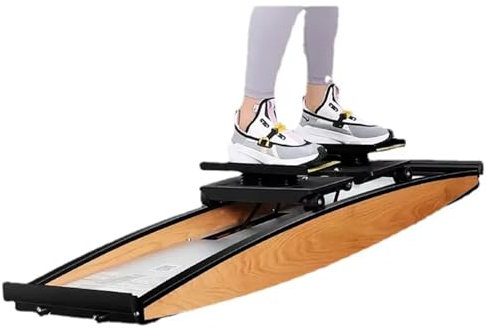 twostronking 150 Kg Tragendes Snowboard-Trainingsgerät, Ski-Trainingsgerät, Mit Elastischem Seil, Eichenmaterial, 0–100 Kg Einstellbarer Widerstand, Geeignet Für Zuhause, Ski-Hobby-Center Usw.